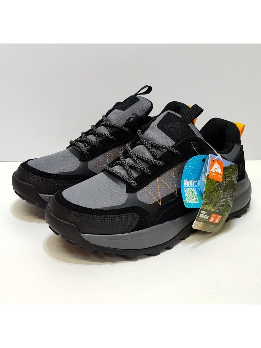 Ozark Trail Waterproof Hikers Low-Top Men Size 7 Leather Upper Outdoor Trail NIB